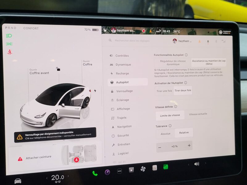 TESLA MODEL 3 DualMotor Longe Range 462cv AWD 1ère Main